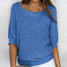 Sommerliche Eleganz - Elma Pullover – Blau