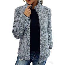Daria | Fleecejacke für Damen Mit Reißverschluss – Grau