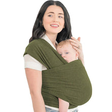 Rückenunterstützende Babytrage - CuddleWrap – Grün