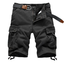 Herren Cargo Shorts aus Baumwolle – Grau
