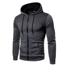 Galeron - Funktions-Hoodie mit Reißverschluss – Dunkelgrau