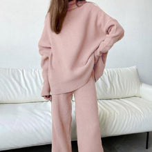 Ruth | Zweiteilige Sets Herbst Winter Homewear – Rosa