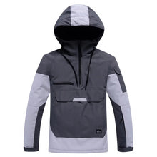 Lara | Damen Winter-Skijacke mit Kapuze und Wärmender Isolierung – Grau