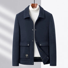 Corlan - Elegante Herbstjacke für Herren – Blau