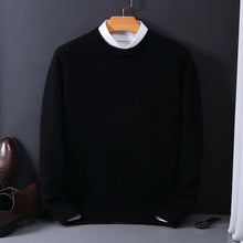 Jean | Klassischer Kaschmirpullover für Herren – Schwarz
