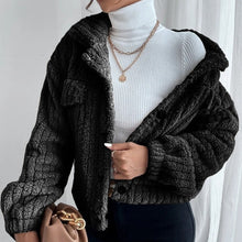 Constanza | Ultra Weiches Samt-Jacke – Schwarz