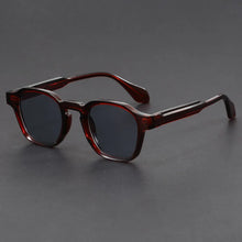 Tara | Vintage-Sonnenbrille mit kräftigem Rahmen – Rot