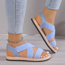 Juliet - Elegante Bequeme Sommer Sandalen für Damen – Himmelblau