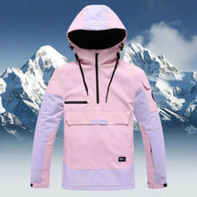 Lara | Damen Winter-Skijacke mit Kapuze und Wärmender Isolierung – Rosa