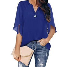 Myla - Moderne Damenbluse Stilvolles Vielseitiges Top – Blau