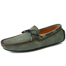 Henrik | Herren Wildleder Loafer Handgefertigt Elegant – Grün