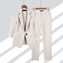 Elena | Luxuriöses Blazer-Set – Beige