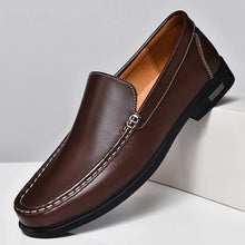 Dane Echtes Leder Slipper – Braun