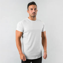 Herren Atmungsaktiv Sportlich T-Shirt | Kurzarm – Weiß