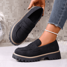 Jasha – Loafer Mit Runder Spitze Und Rutschfester Sohle – Schwarz