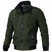 Sarnel - Hochwertige Bomberjacke – Olivgrün