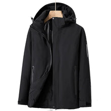 Elfriede | Damen Wasserdichte Winterjacke mit Fleece-Futter – Schwarz