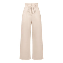 Elodie - Elegante Damenhose mit weitem Bein – Beige