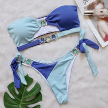 Bella - Funkelnde Eleganz & Sexy Ausstrahlung – Blau