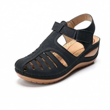 Nova - Sandalen mit Klettverschluss – Schwarz