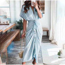 Julia - Luxuriöses Abendkleid für jeden Anlass – Blau