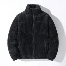 Fleece-Cordjacke - Dennis – Schwarz