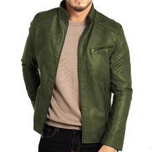 Ace - Lederjacke – Grün
