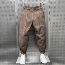 MARCELLO™ | Elegante Mélange-Hose – Kaffee