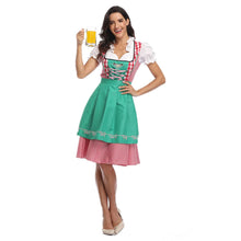 Dirndl Damen Traditionell Kariert - Hannelore – Grün