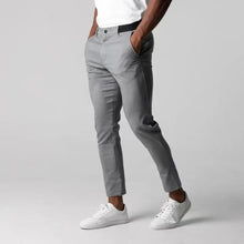 Slim Fit Chinohose | Stretch-Komfort | Vielseitiger Look – Grau