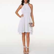 Loren - Schickes Kleid mit Rüschen – Weiß