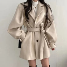 Damen Trenchcoat mit Gürtel | Elegante – Beige