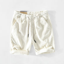 Lässige Baumwollshorts für Herren – Weiß