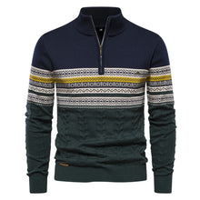 Herrenpullover mit Rundhalsausschnitt - PHILIP – Marineblau