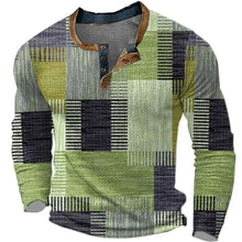 Zayden - Weiches Patchwork-Hemd – Grün