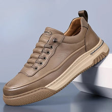 Monika | Damen Plateau Schuhe Elegant Modern Selbstbewusst – Khaki