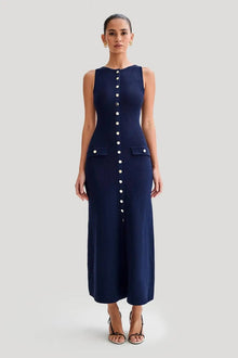 Marcella® | Gestricktes Kleid – Blau