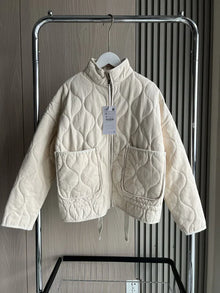 Zara™ - Vintage Steppjacke – Beige