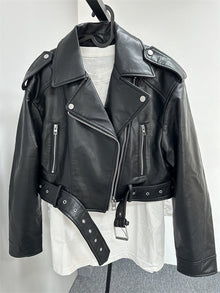Drune | Lederjacke für Frauen – Schwarz