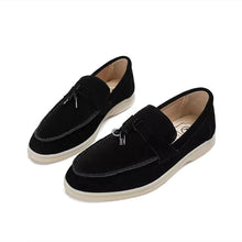 Marian - Stilvolle & Bequeme Damen Loafers  Alltagsschuhe – Schwarz
