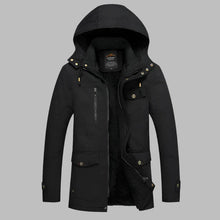 Warme Wasserdichte Herren Winterjacke - ArcticShield – Schwarz
