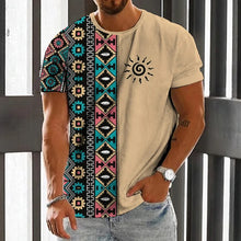 Hensly - Trendiges Tribal Muster Freizeit Oberteil – Farbe 7
