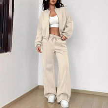 Zweiteiliges Lounge-Set | Bequemer Schnitt | Sportlich-lässiger Look – Beige