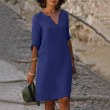 Sara - Stylisches Sommerkleid – Dunkelblau