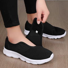 Eudora - Gepolsterte orthopädische Wanderschuhe – Schwarz/Weiß