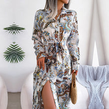 Lavanda - Kleid mit Boho-Print – Weiß