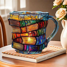 MugArt - Tasse mit Buchdekoration – Stil C