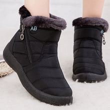 Damen Winter-Schneestiefel | Lässig – Schwarz