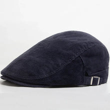 Beeckhoven™ | Stylish Corduroy Cap – Marineblau