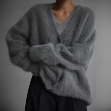 Gisela | Luxus Cardigan – Sterling Grau